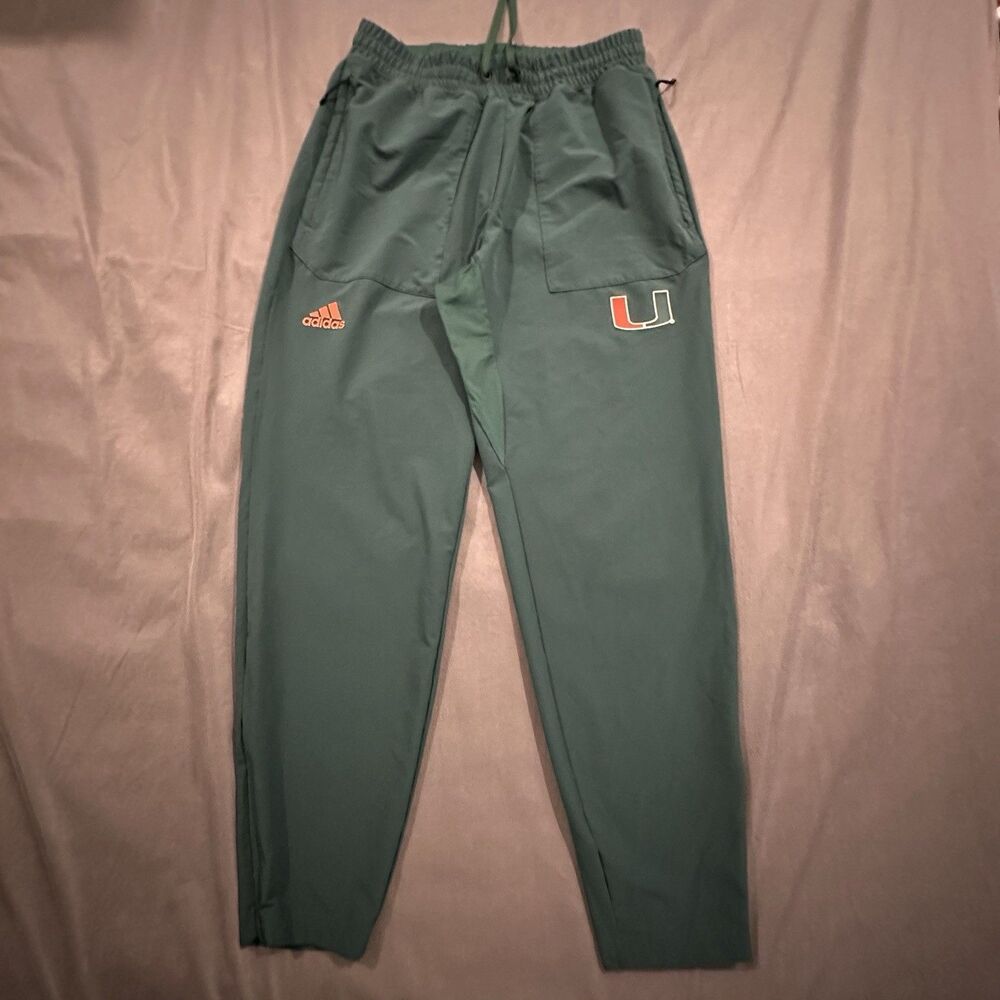 Miami Hurricanes Sweatpants Mens LT2 Player Id Brashard Smith NCAA Football